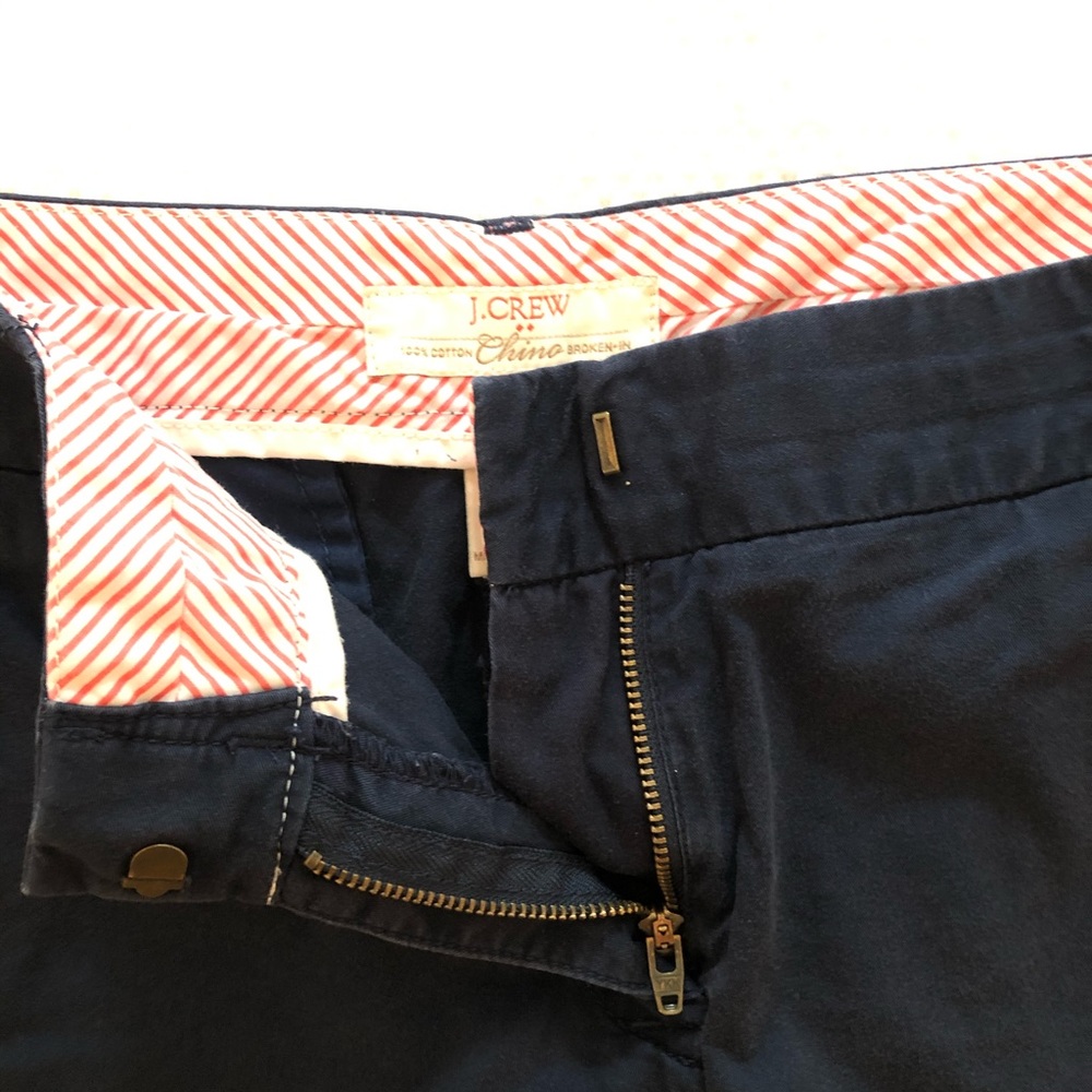 J. Crew Navy Chino Short